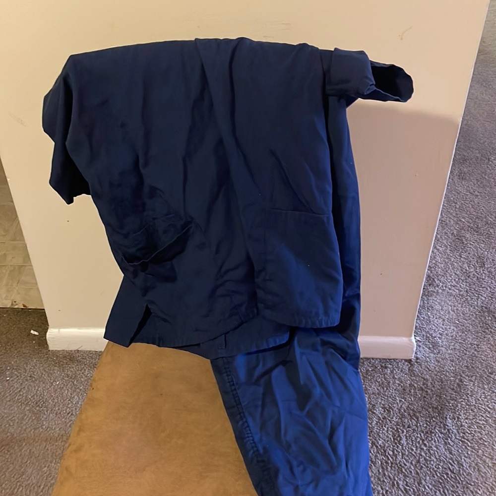 Navy Cherokee workwear scrub set